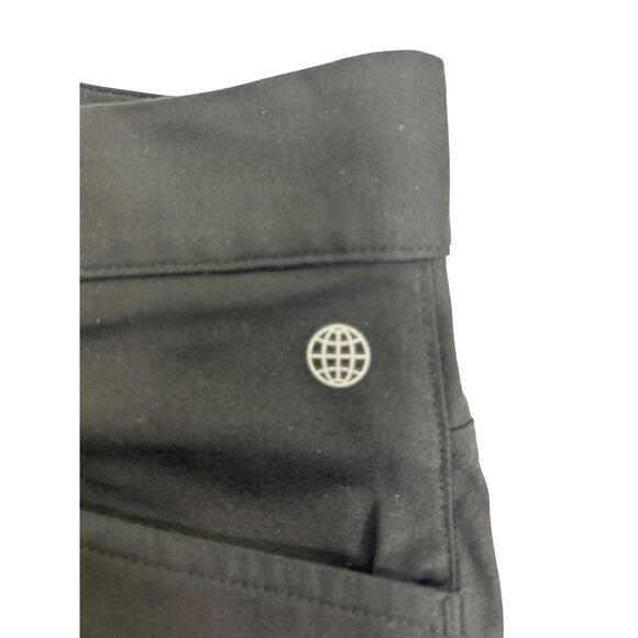 Adidas Men’s Pants Golf Trousers Black 34 x 30 Tapered 5-Pocket Logo Loops Zip - Picture 3 of 9